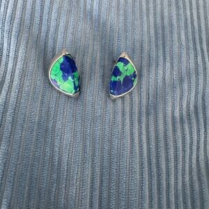 Taxco Mexico Azurite 925 earrings